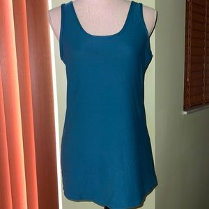 No Boundaries Teal Soft Sueded Tank Top